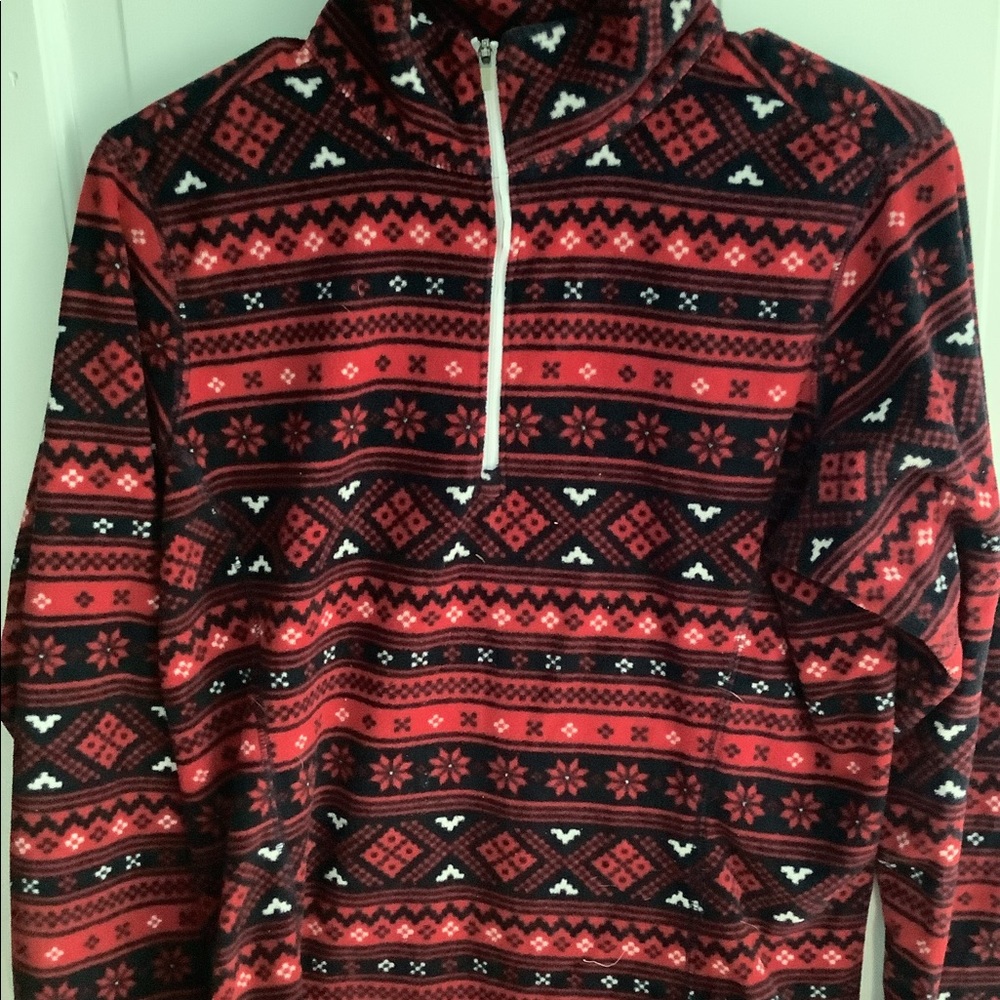 Eddie Bauer Holiday Quarter Zip Fleece